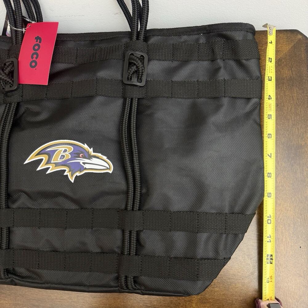Baltimore Ravens FOCO Molly Tote Bag New with Tags Black NFL Football - Picture 13 of 13